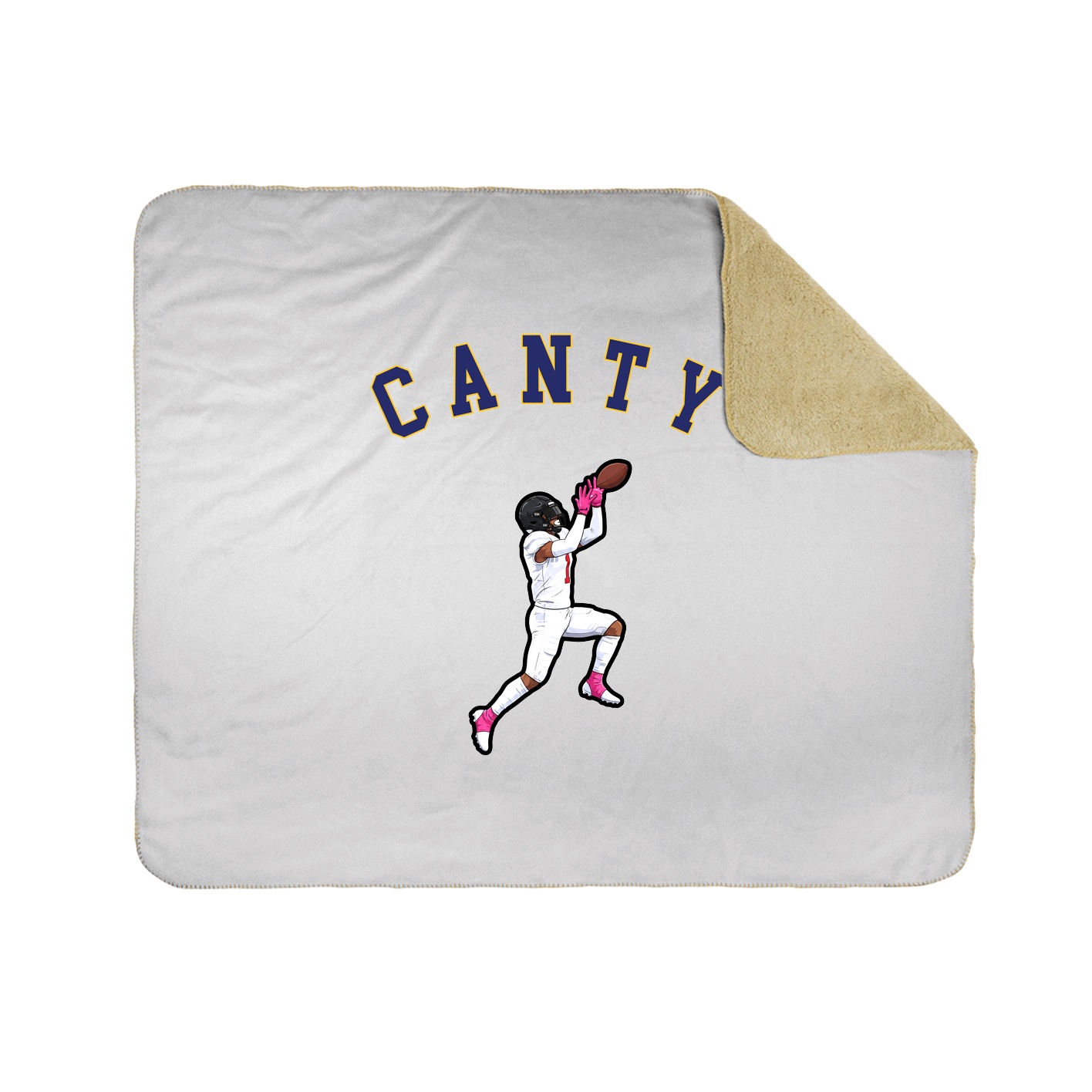 50x60 Sherpa Lined Throw Blanket