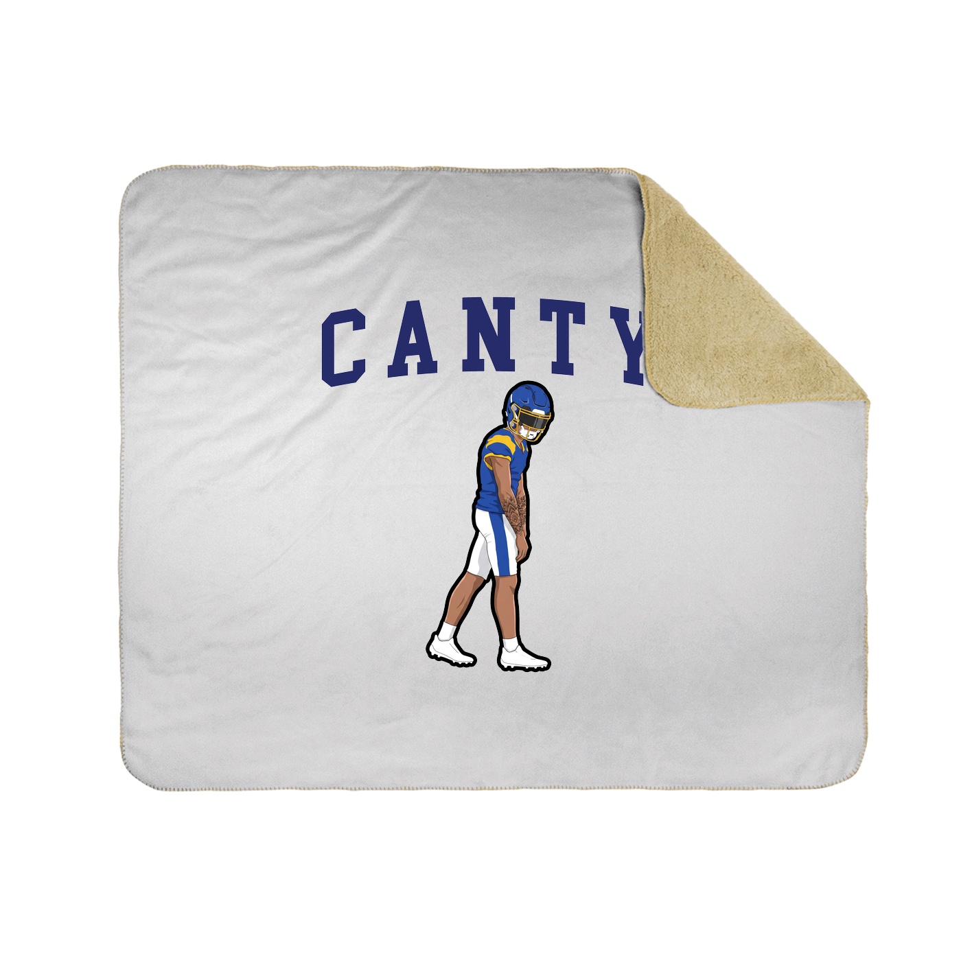 50x60 Sherpa Lined Throw Blanket