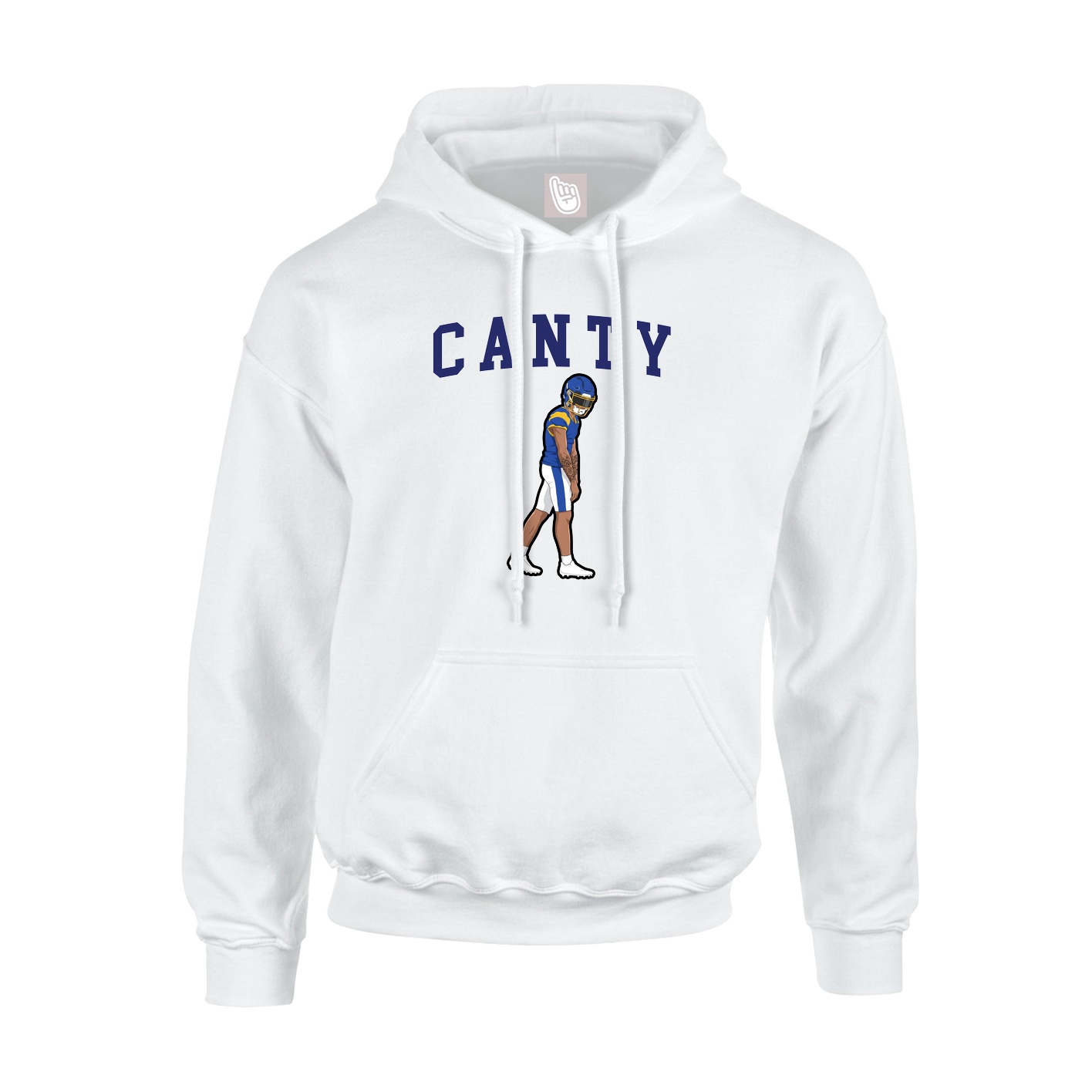 Hoodie — Shirsey in White