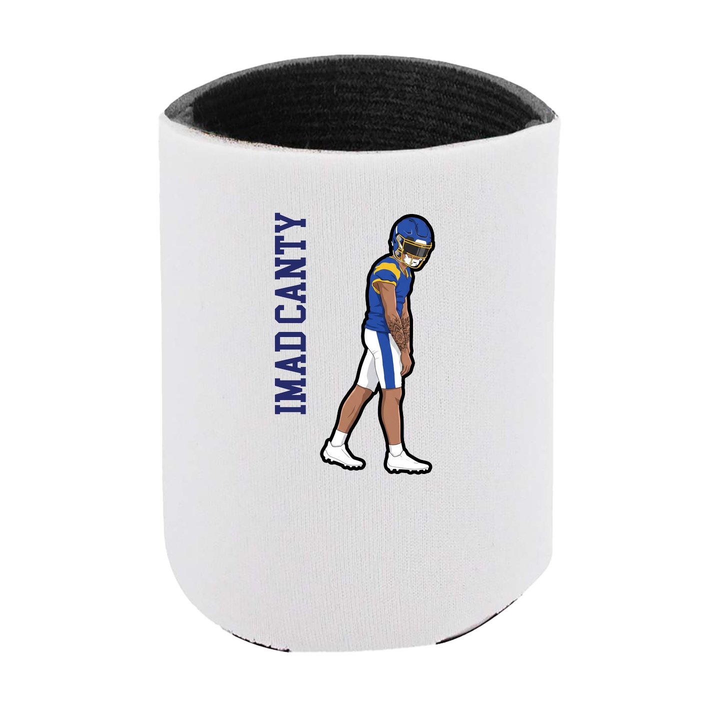 Can Holder — Name Vertical in White