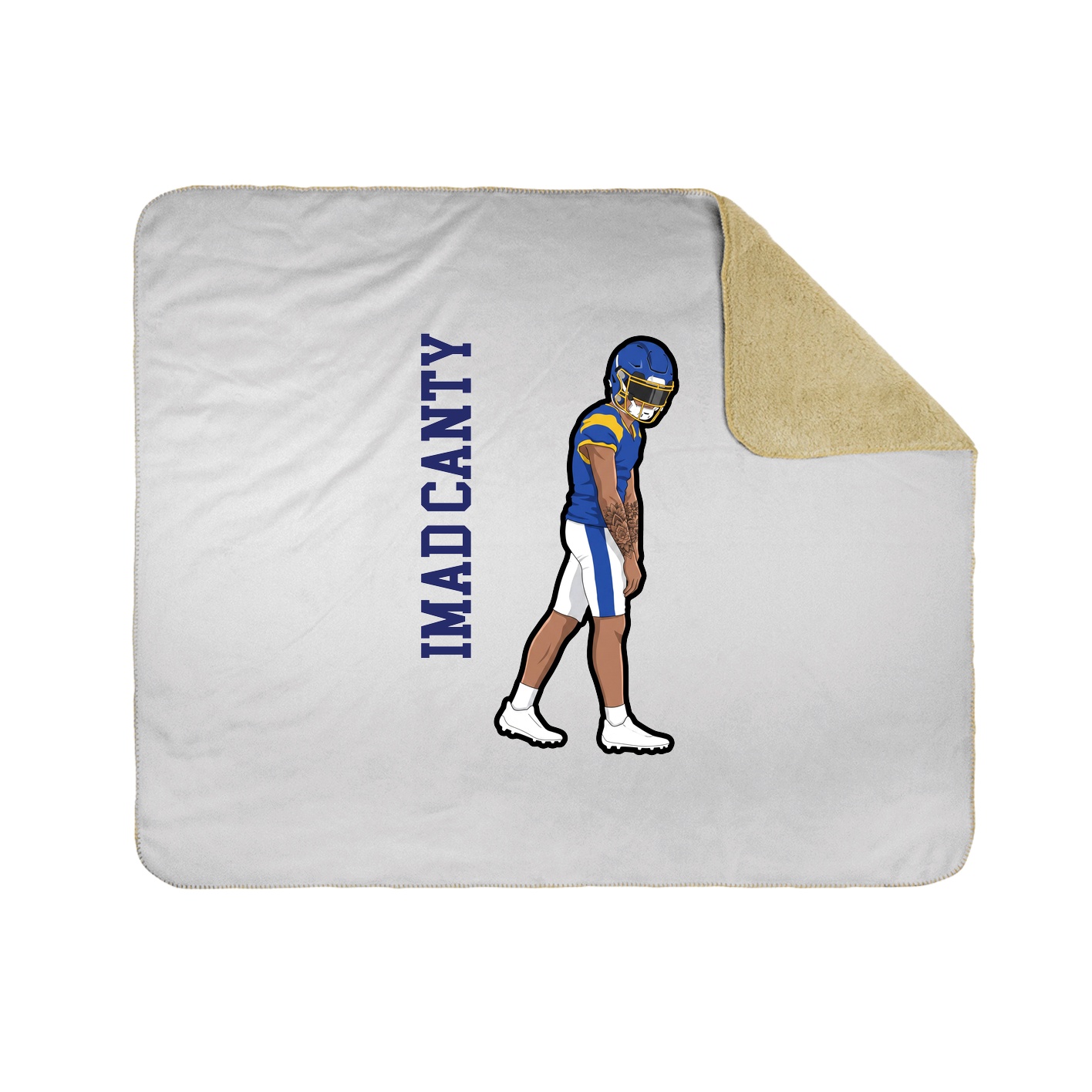 50x60 Sherpa Lined Throw Blanket