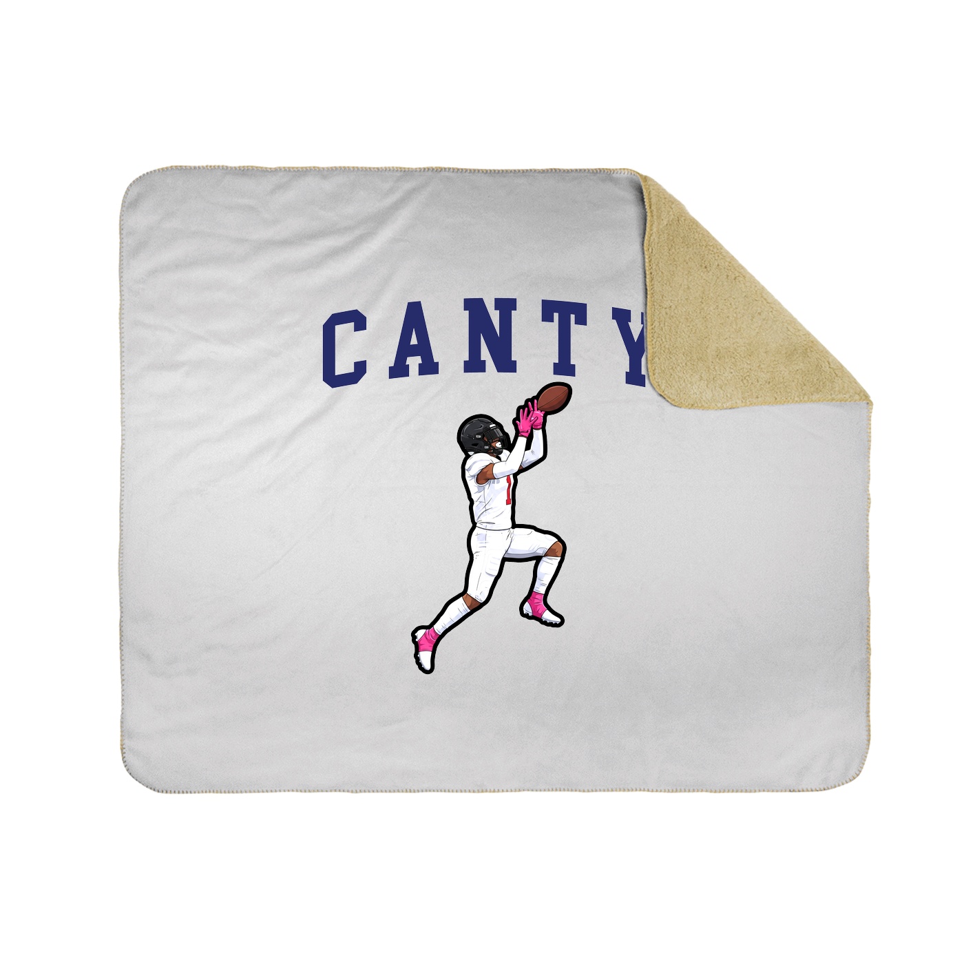 50x60 Sherpa Lined Throw Blanket