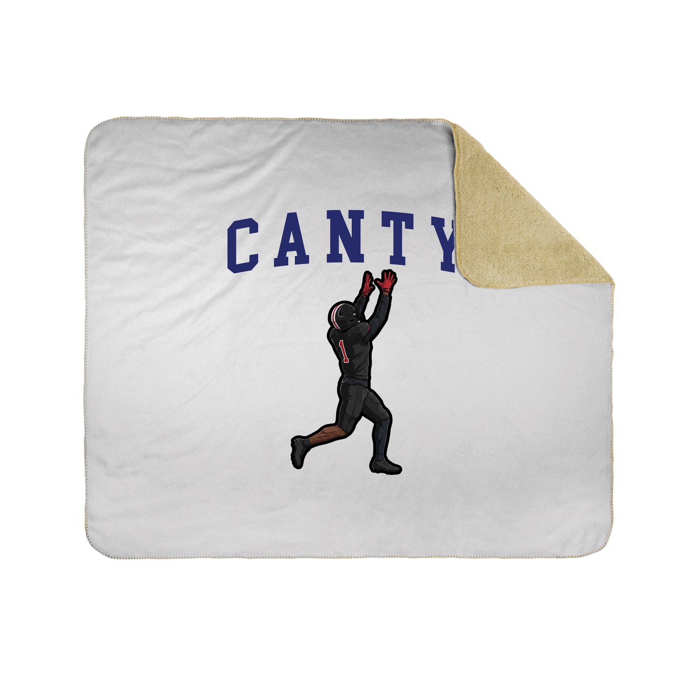 50x60 Sherpa Lined Throw Blanket