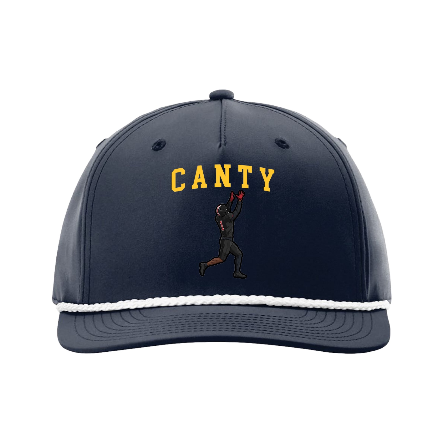 Five-Panel Classic Rope Cap — Shirsey in Navy