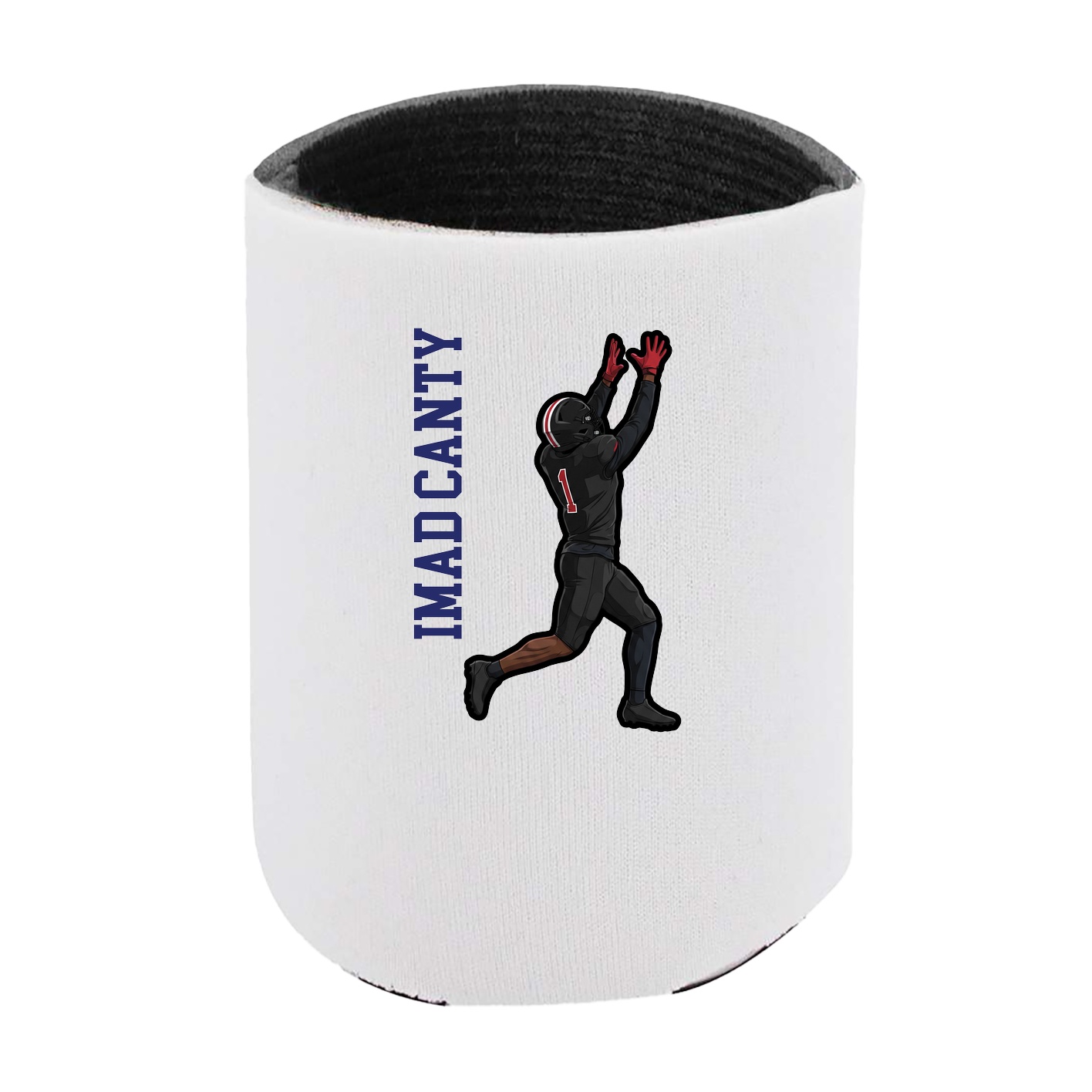 Can Holder — Name Vertical in White