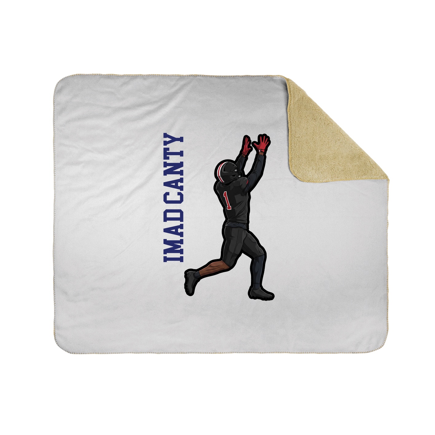 50x60 Sherpa Lined Throw Blanket