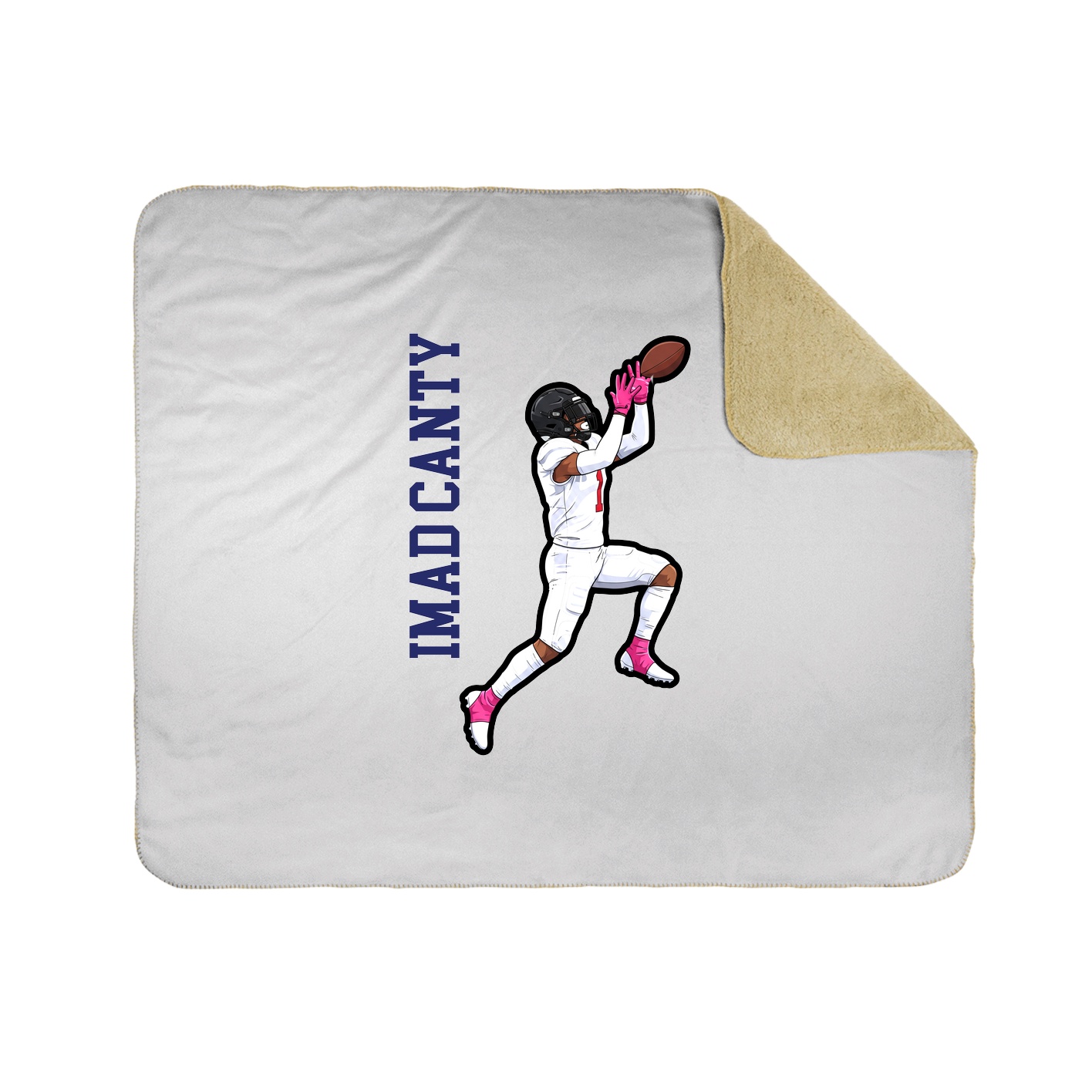 50x60 Sherpa Lined Throw Blanket