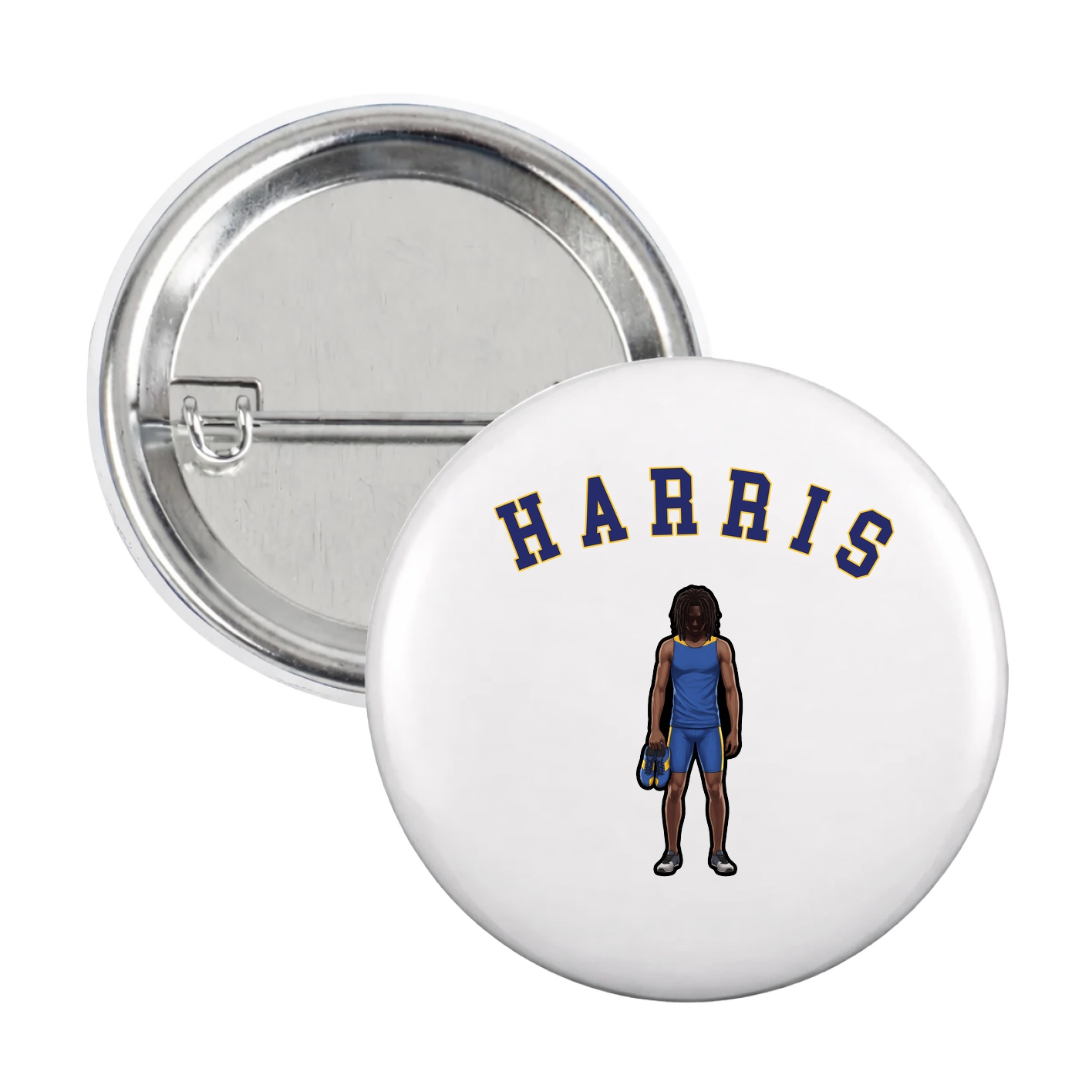 Game Day Button — Shirsey Arch in White