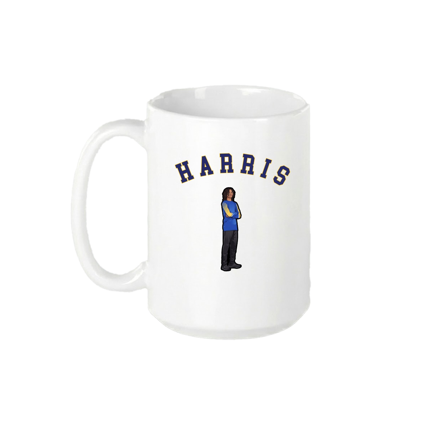15oz Coffee Mug — Shirsey Arch in White