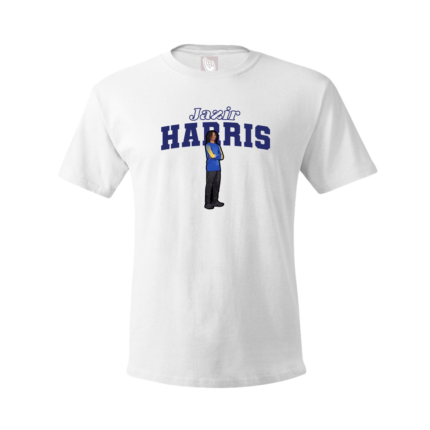 Tee — Name Arch in White