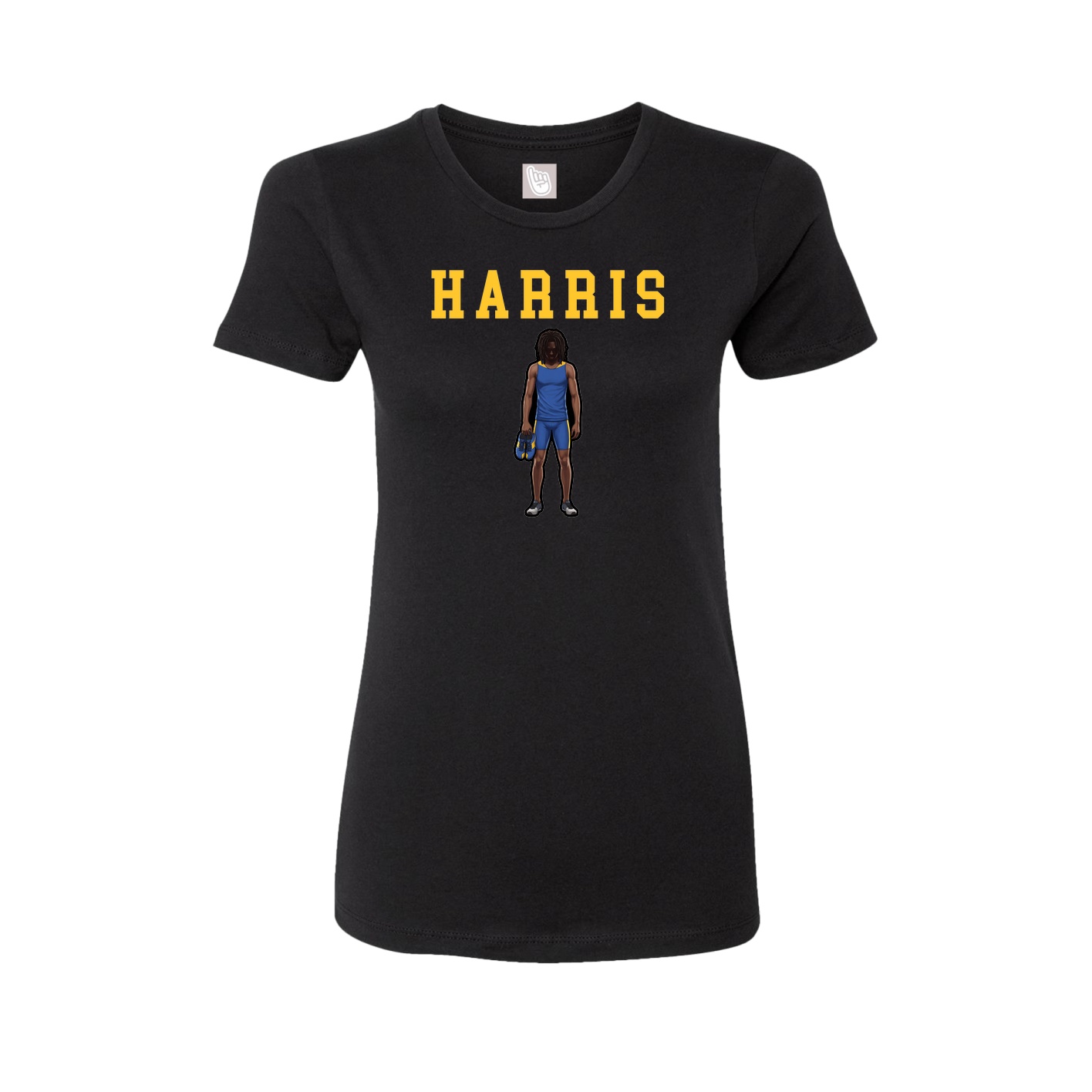 Fitted Women's Tee — Shirsey in Black