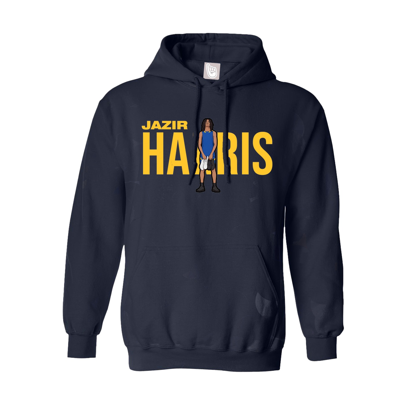 Hoodie — Player Name in Navy