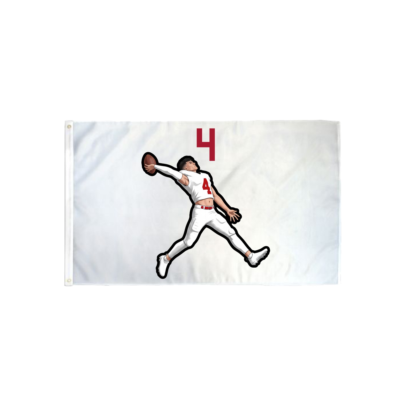 3x5 Flag — Number Top in Classic