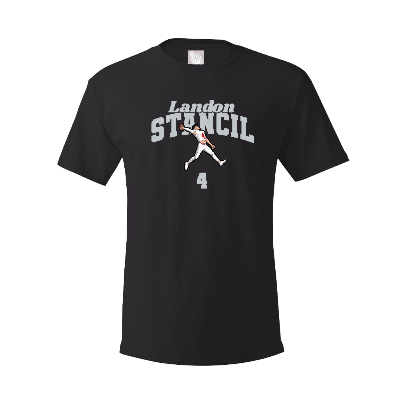 Youth Tee — Signature Arch in Black