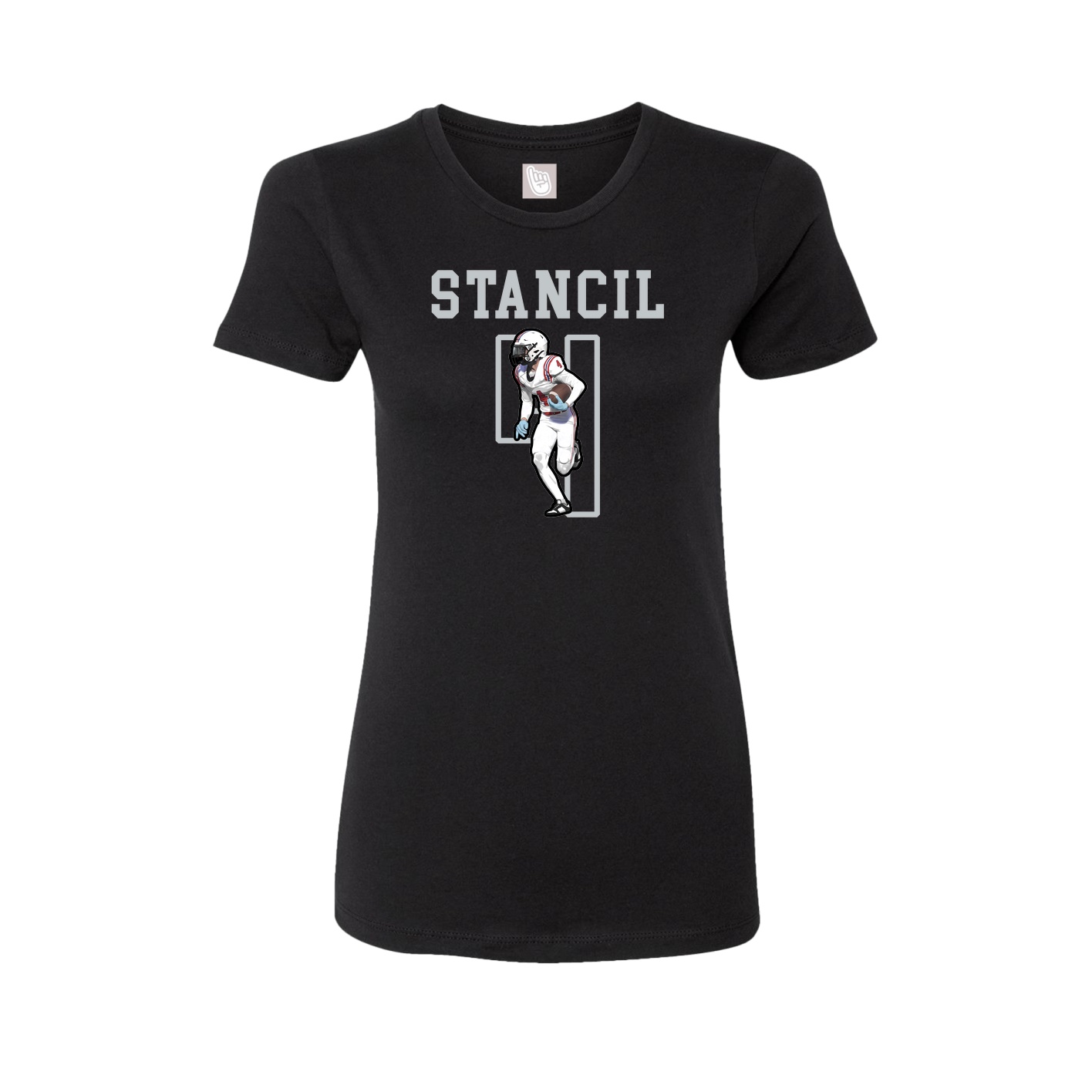 Fitted Women's Tee — Shirsey in Black