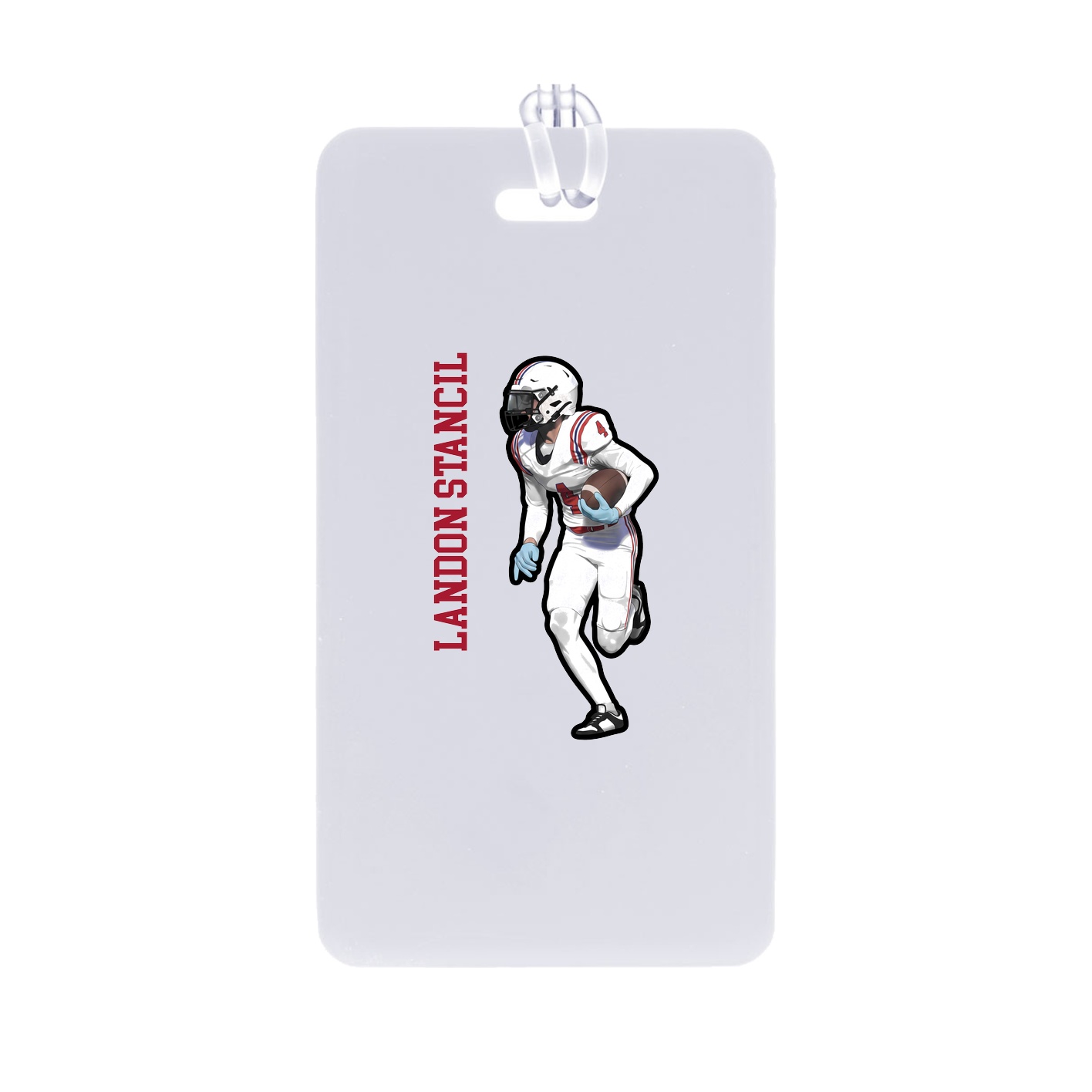 Bag Tag — Name Vertical in Classic