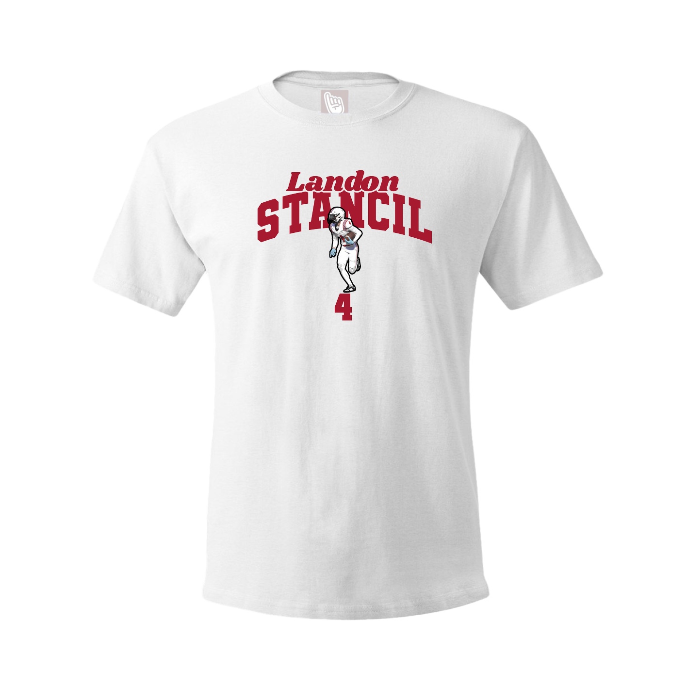 Youth Tee — Signature Arch in White