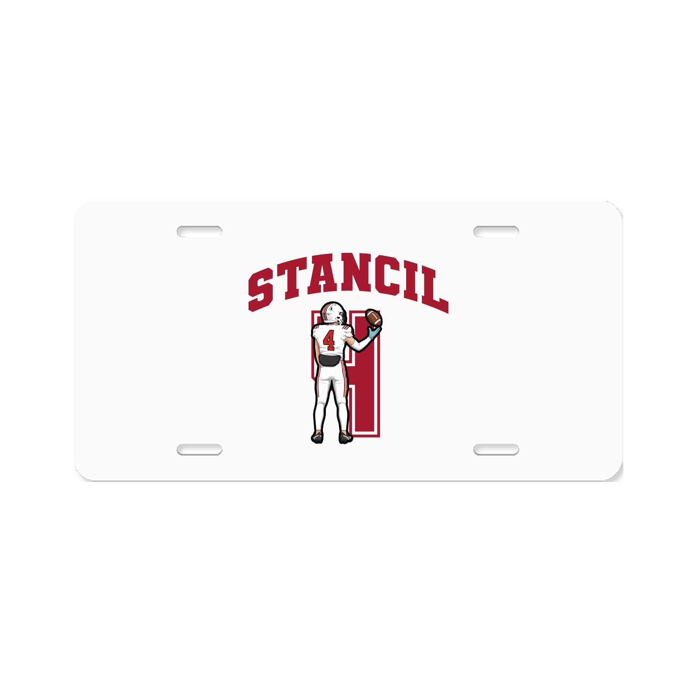 License Plate — Number in Classic