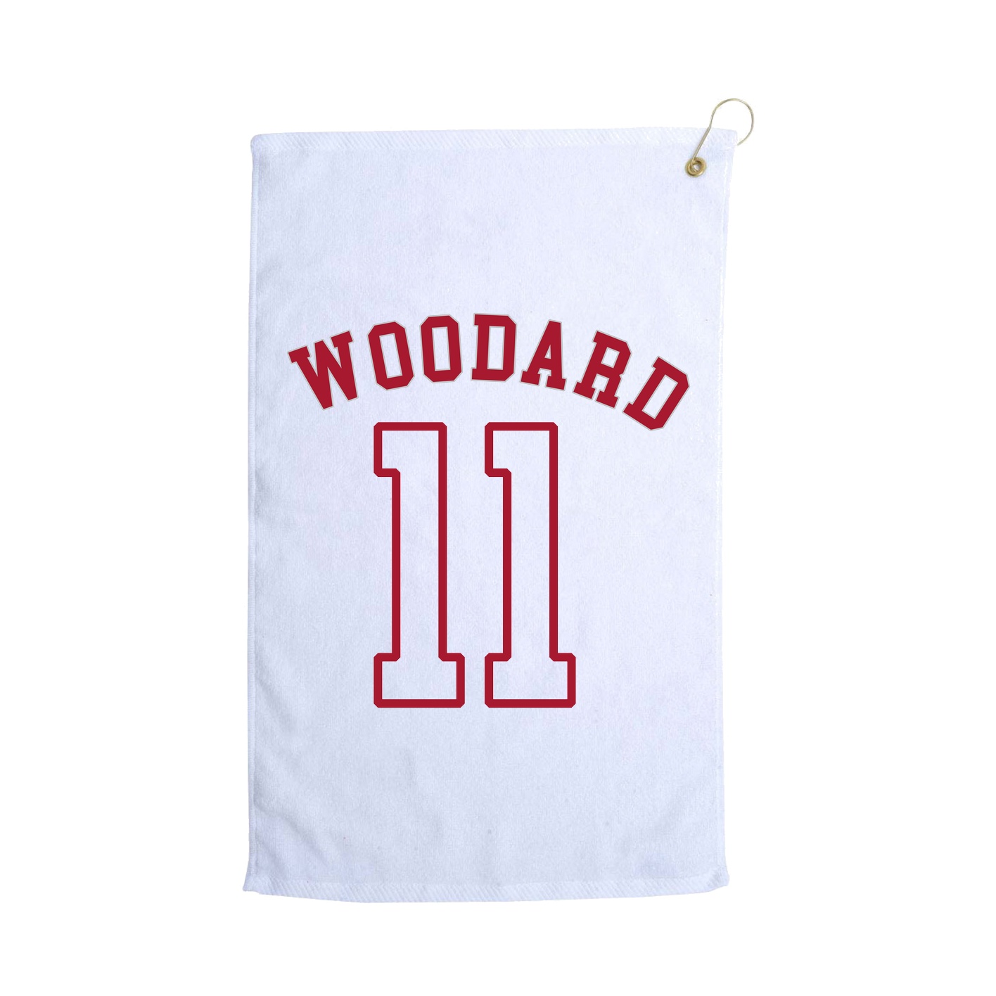 Golf Towel — Shirsey Arch in White