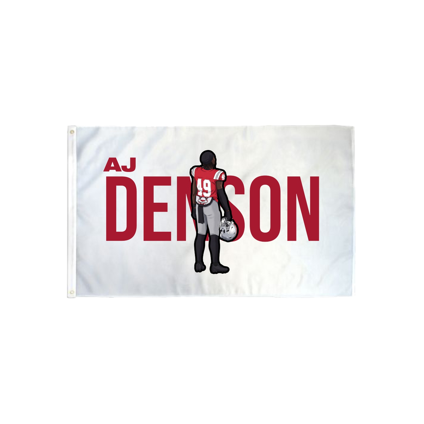 3x5 Flag — Player Name in Classic