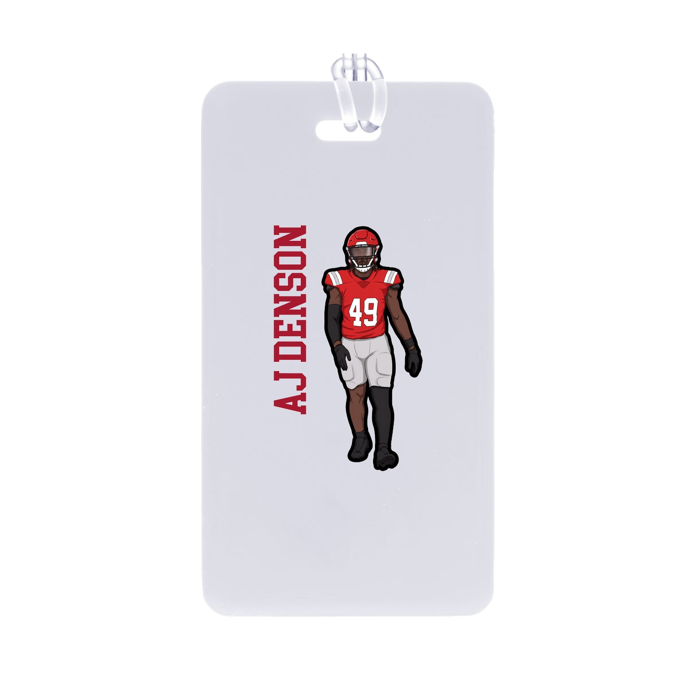 Bag Tag — Name Vertical in Classic
