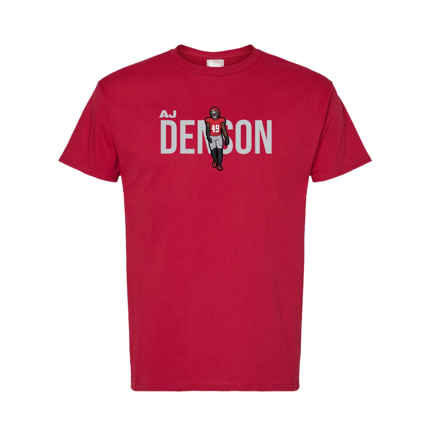 Tee — Player Name in Crimson