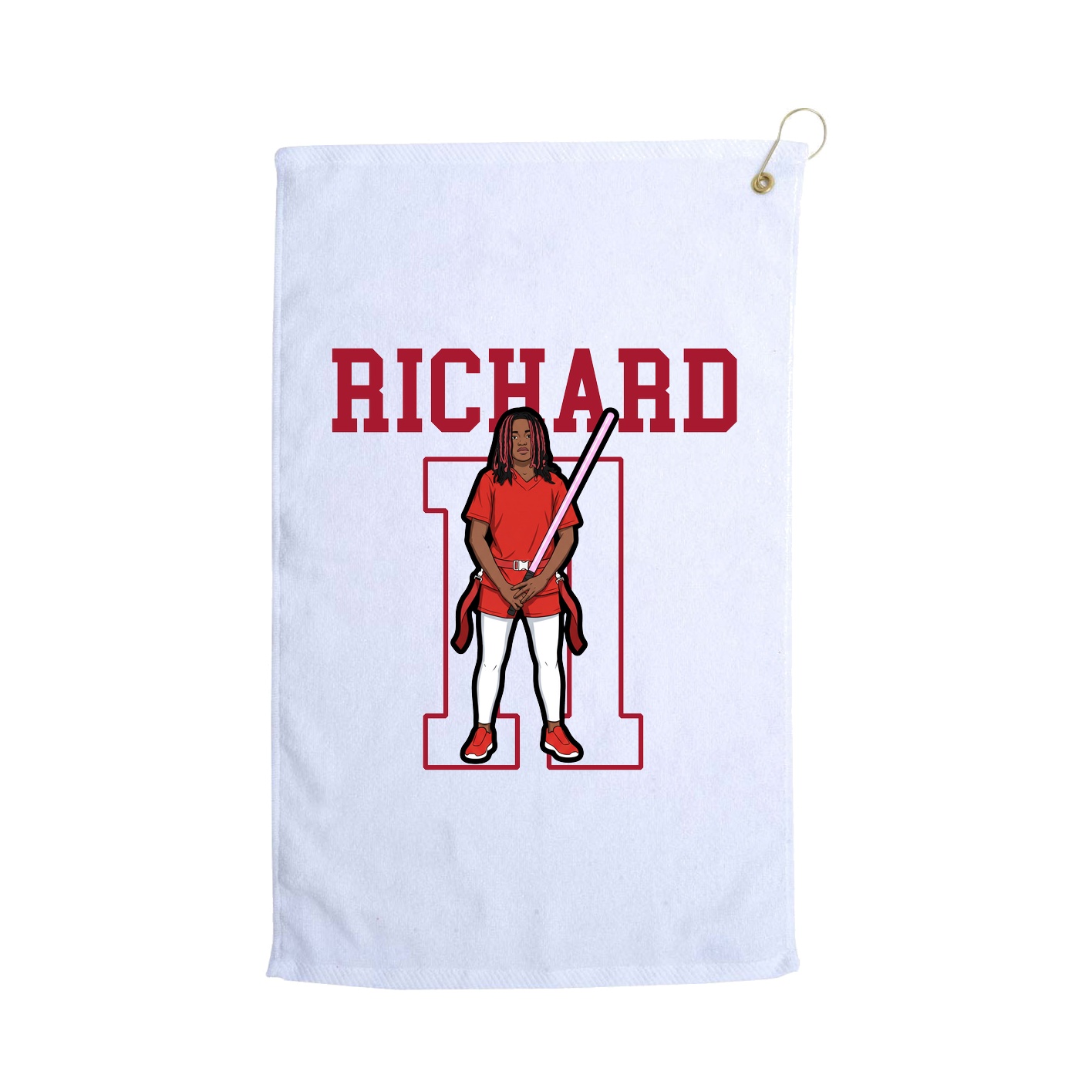 Golf Towel — Shirsey in White