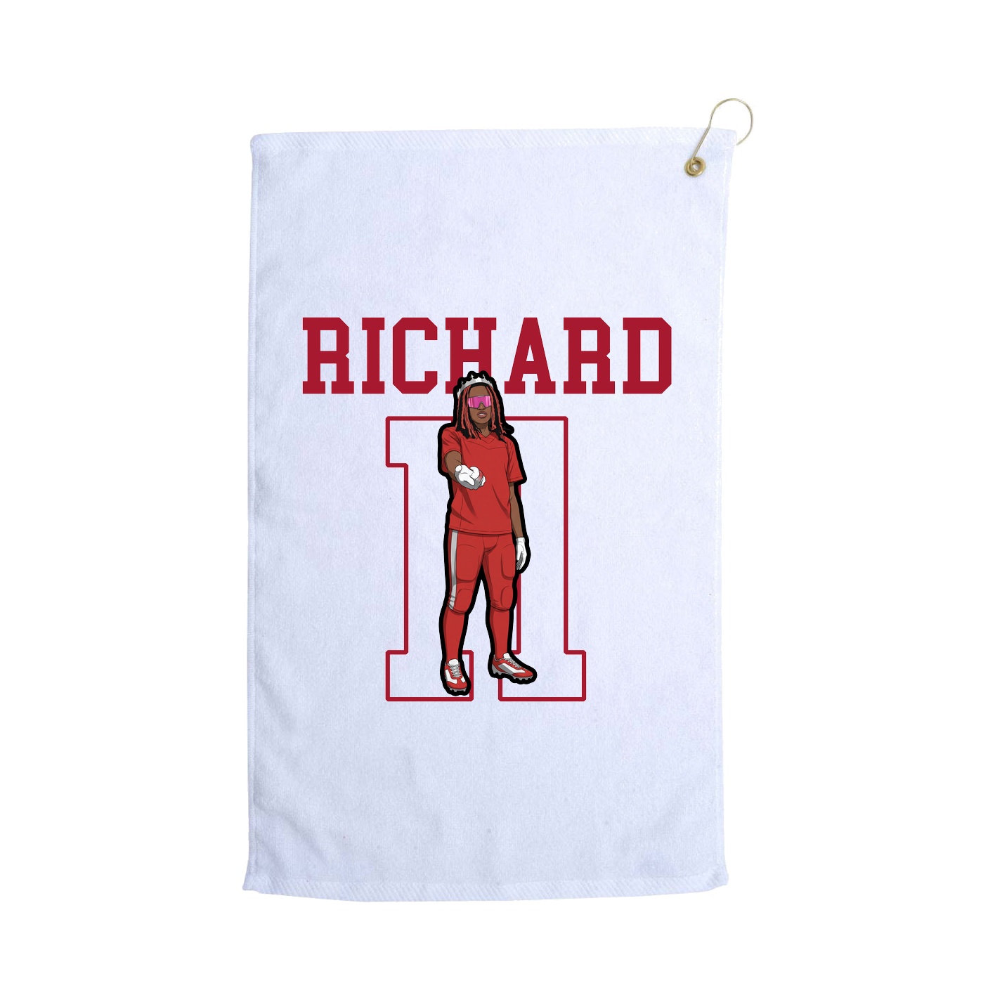 Golf Towel — Shirsey in White