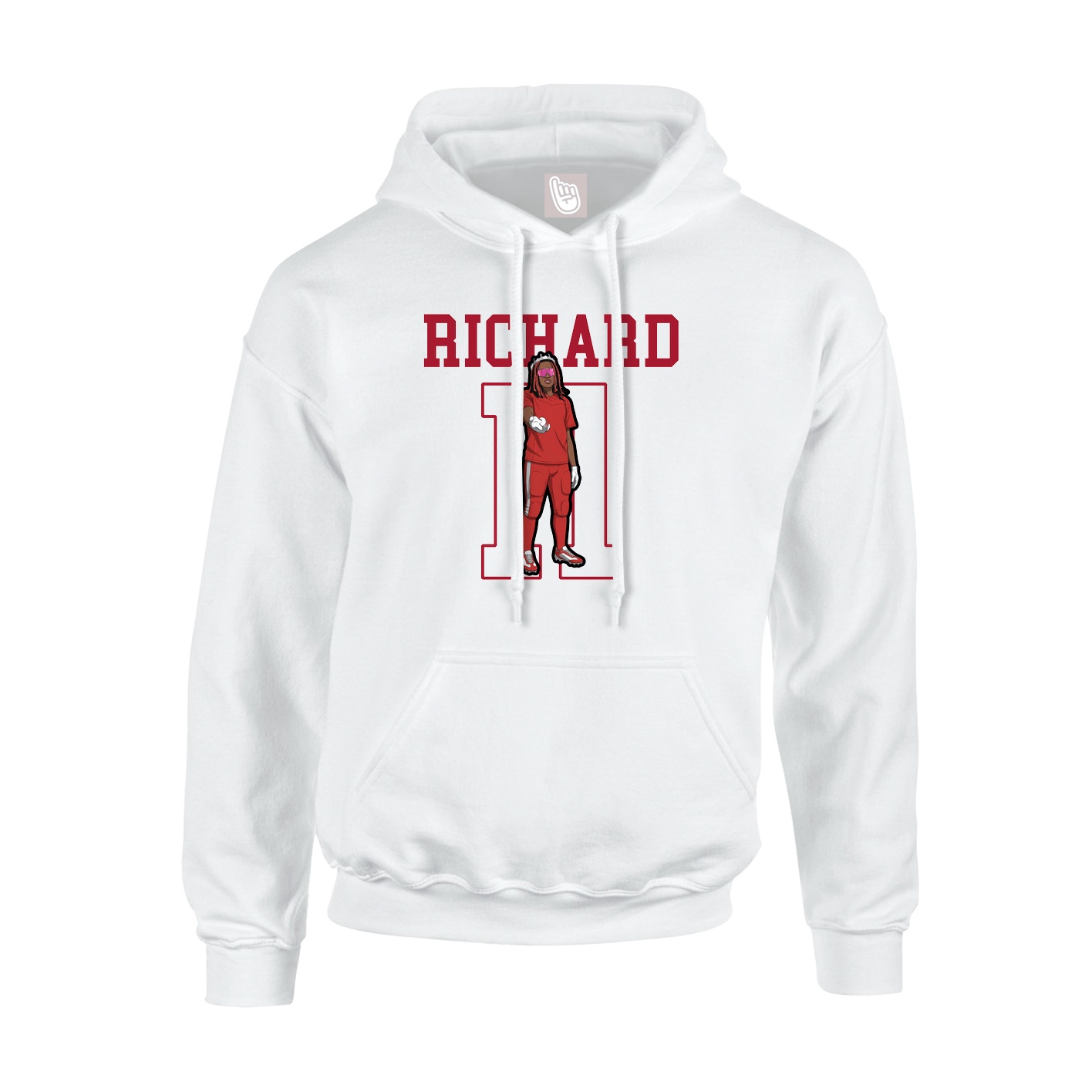 Youth Hoodie — Shirsey in White