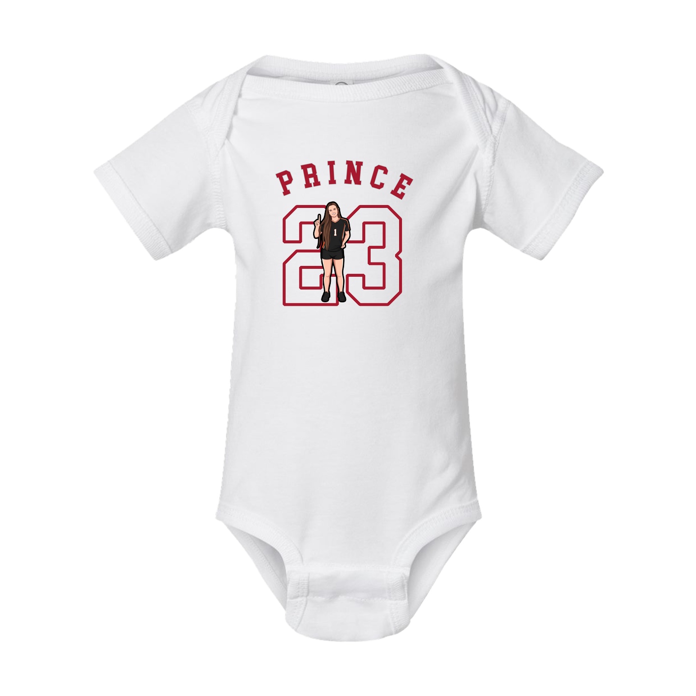 Baby Onesie — Shirsey Arch in White