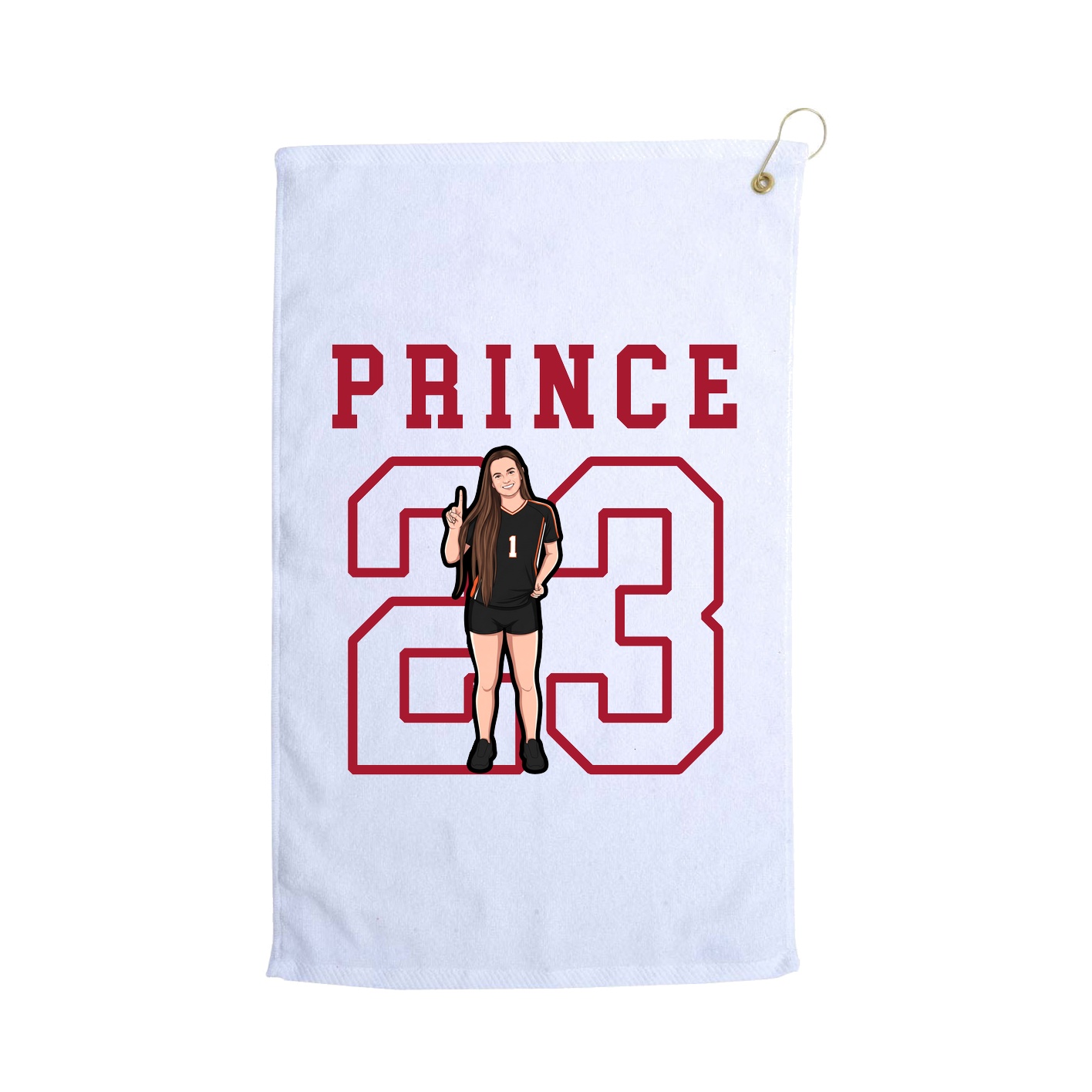 Golf Towel — Shirsey in White