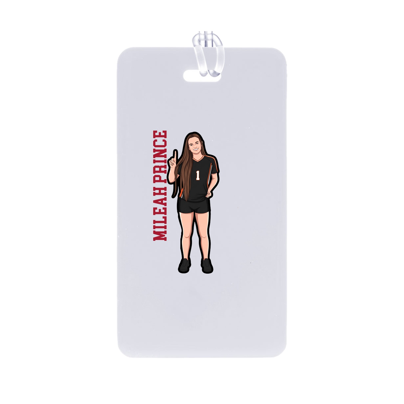 Bag Tag — Name Vertical in Classic