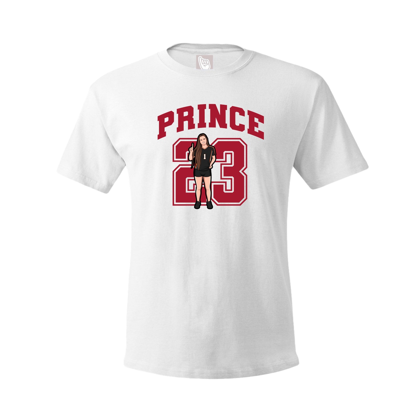 Tee — Number in White