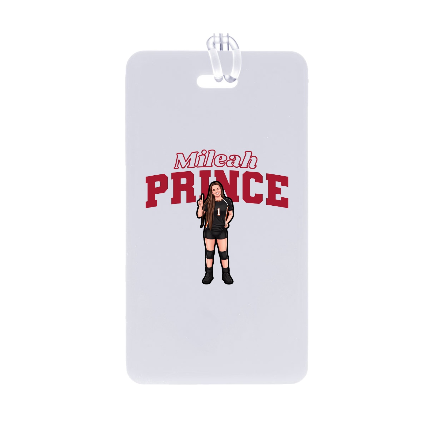 Bag Tag — Name Arch in Classic