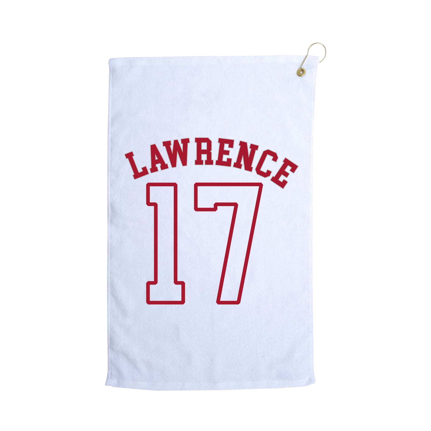 Golf Towel — Shirsey Arch in White