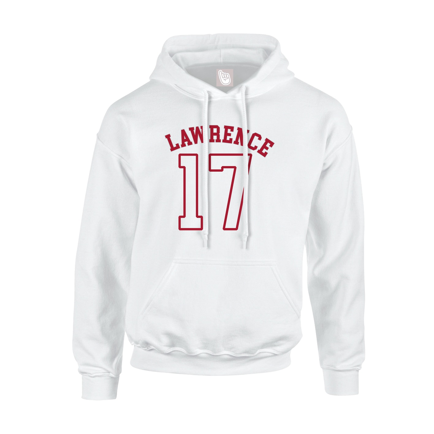 Youth Hoodie — Shirsey Arch in White