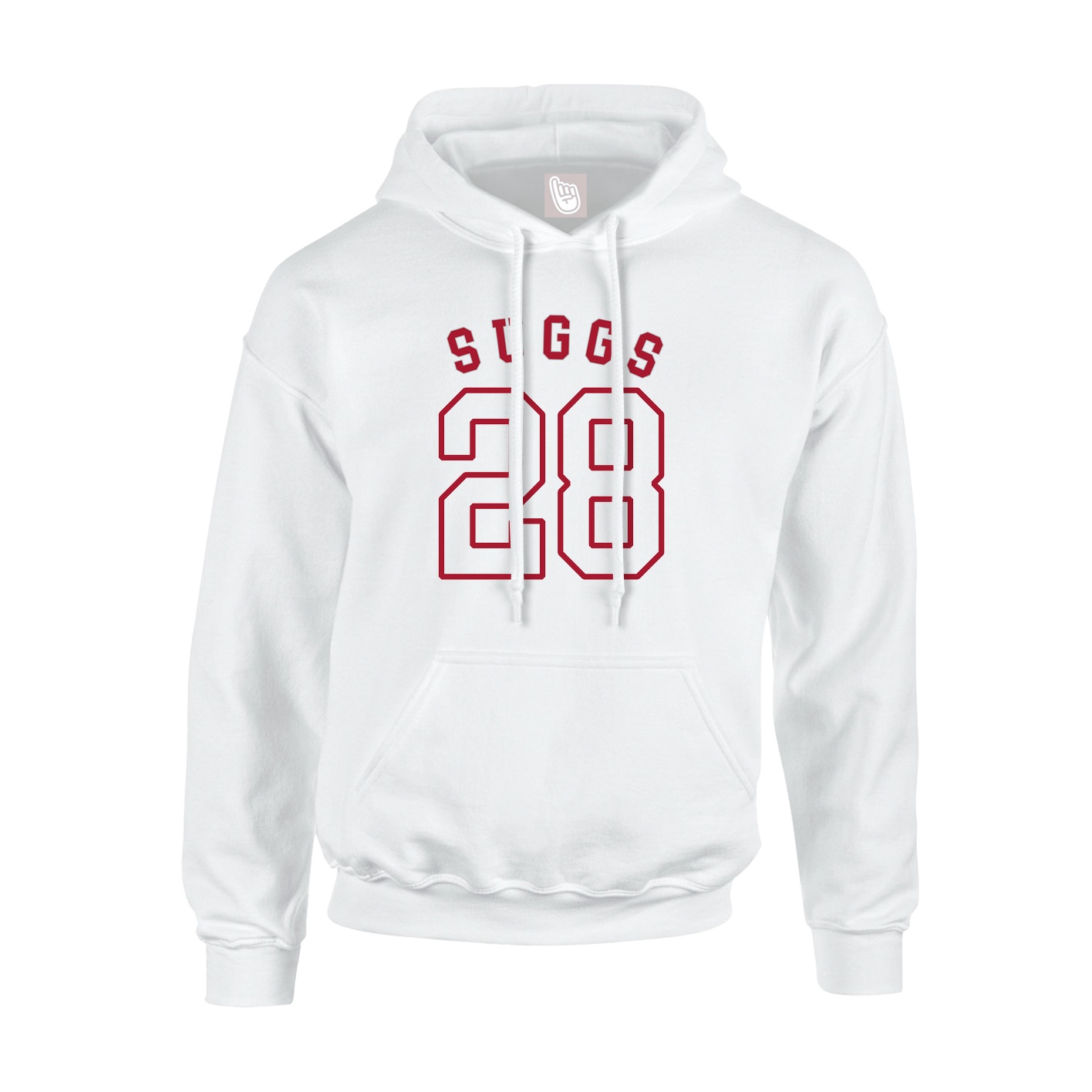 Hoodie — Shirsey Arch in White