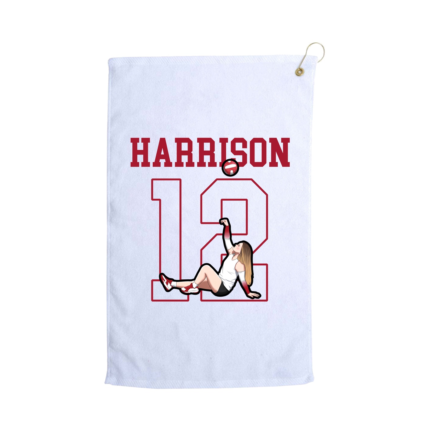 Golf Towel — Shirsey in White