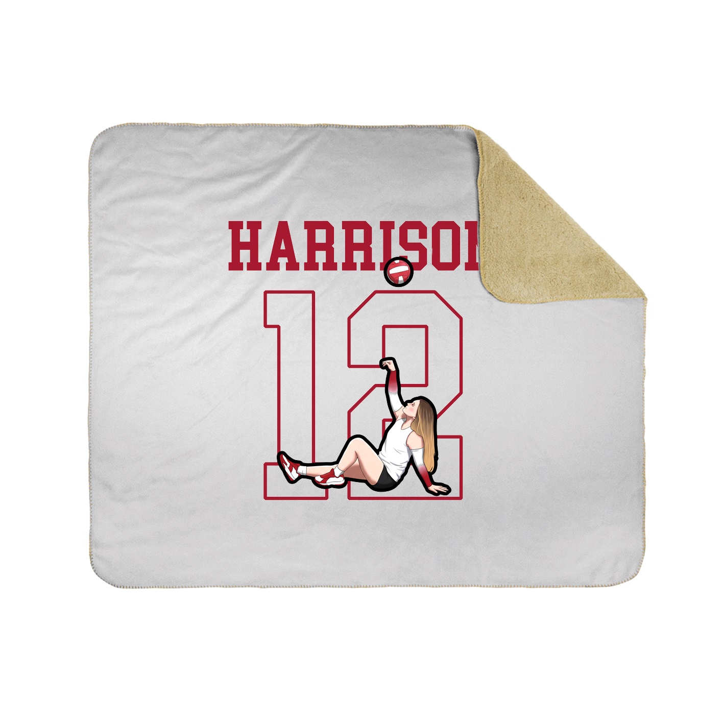Throw Blanket — Shirsey in White