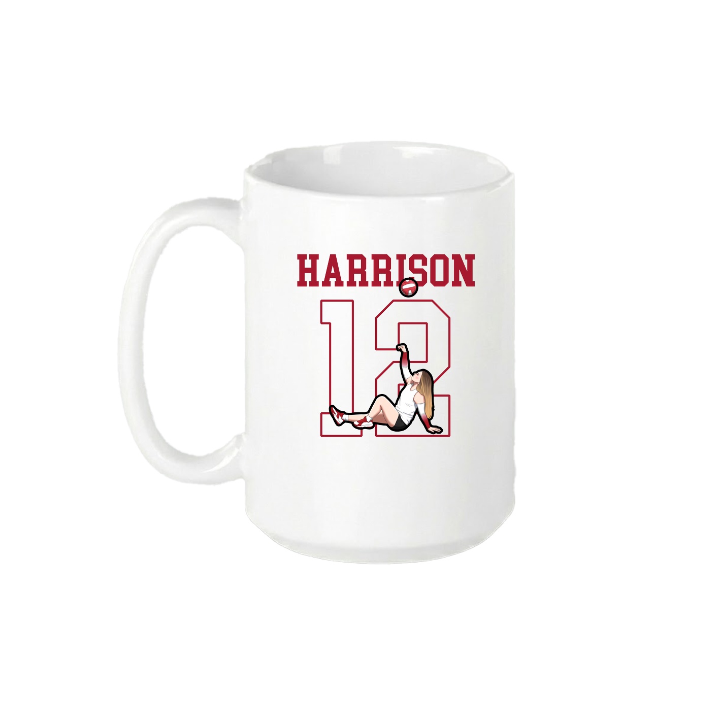 15oz Coffee Mug — Shirsey in White