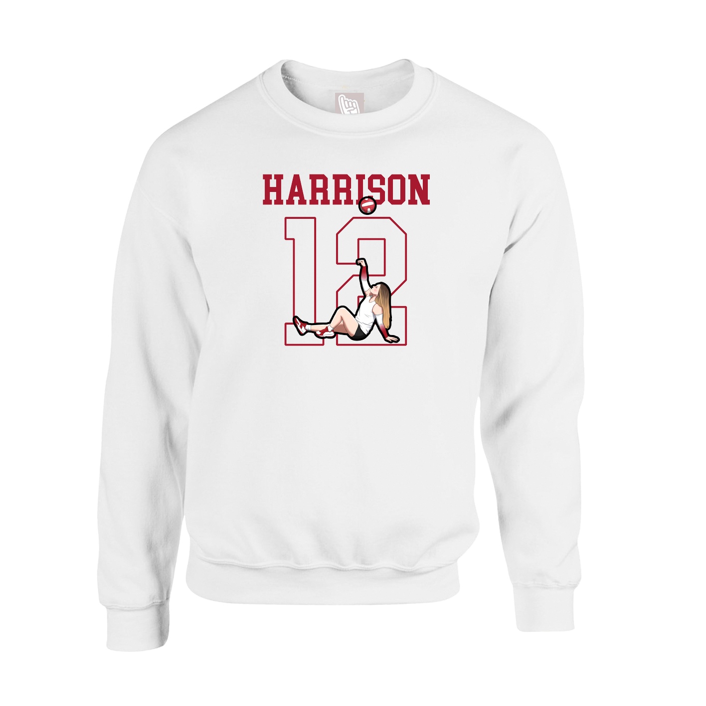 Fleece Crew — Shirsey in White