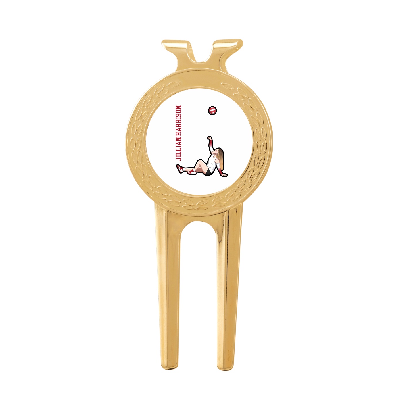 Divot Tool with Ball Marker — Name Vertical in Classic