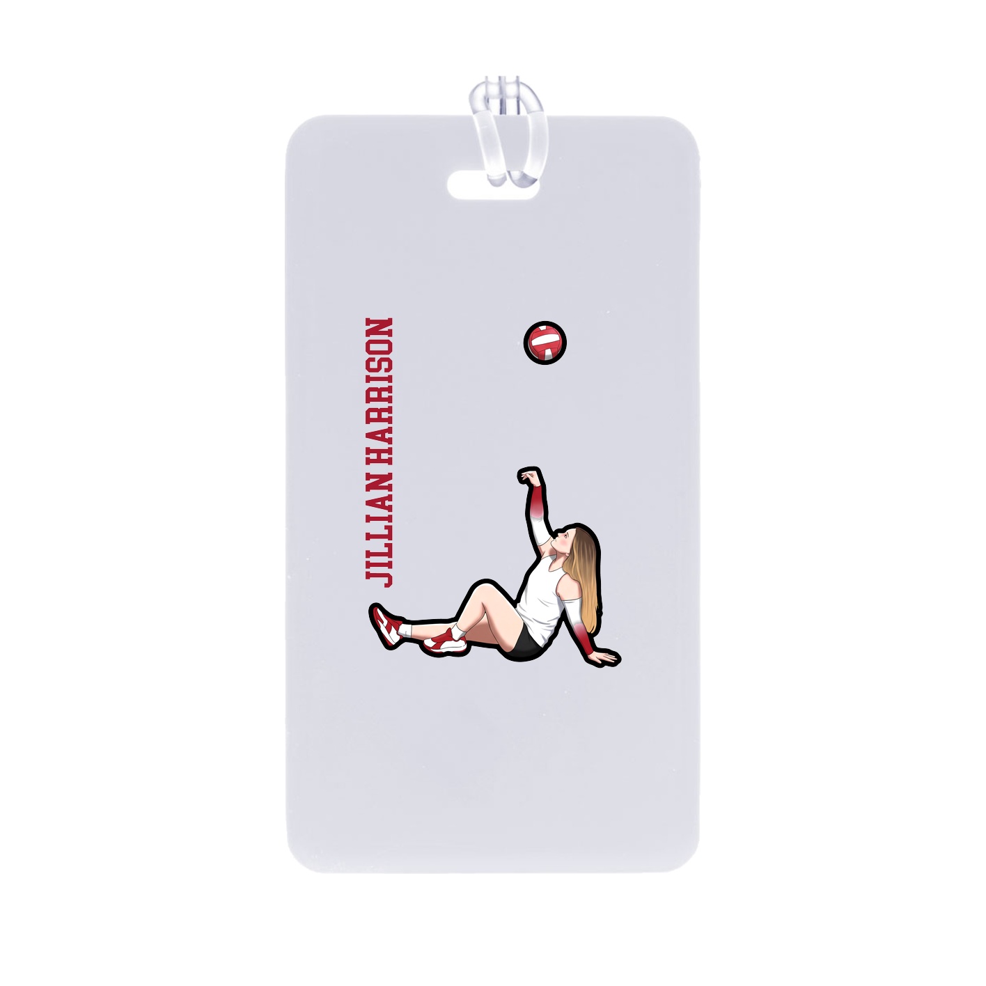 Bag Tag — Name Vertical in Classic