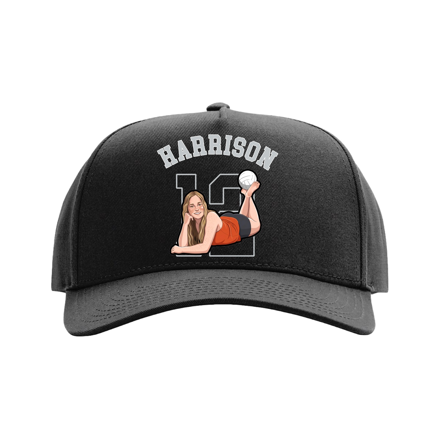 Full Fabric Five-Panel Champ Cap