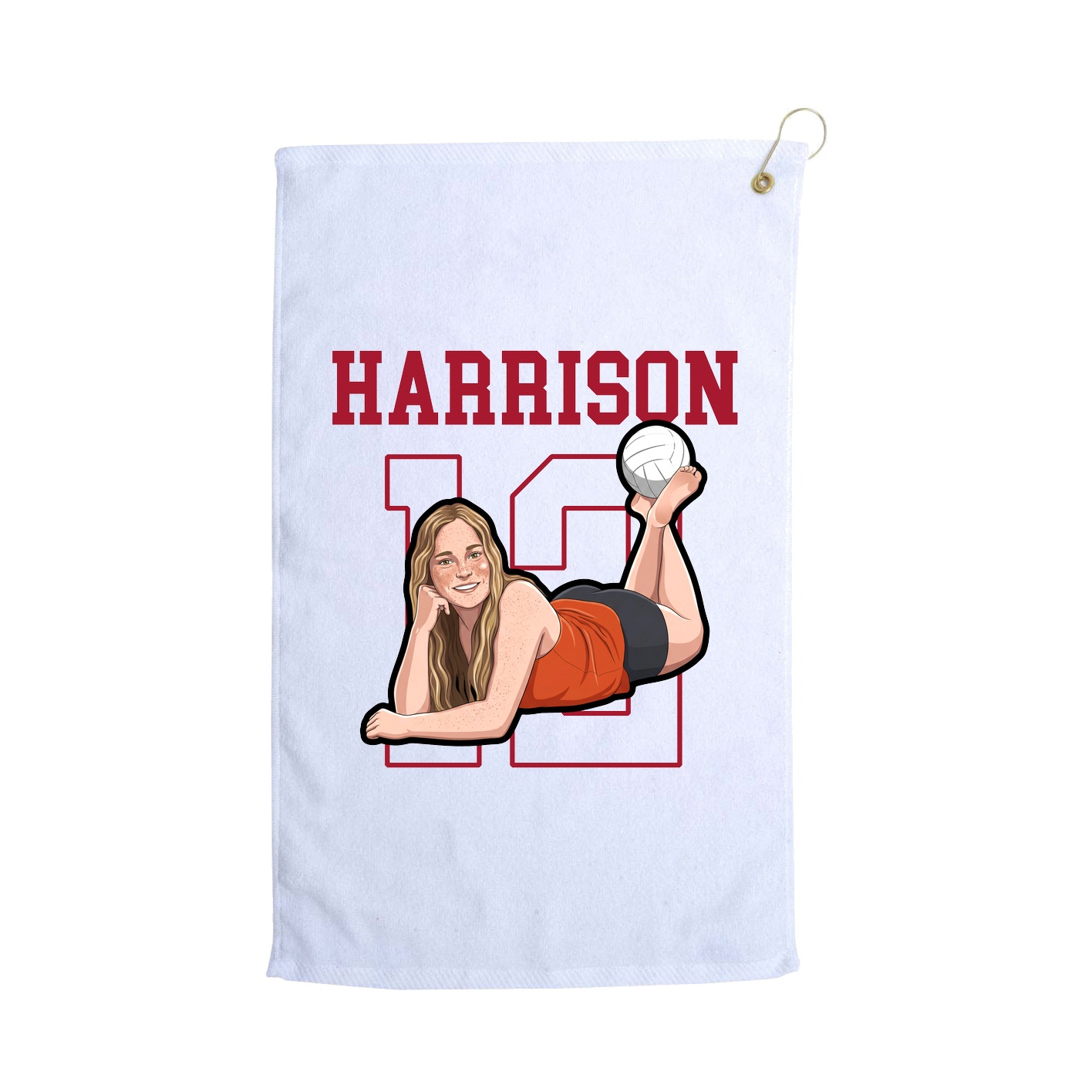 Golf Towel — Shirsey in White
