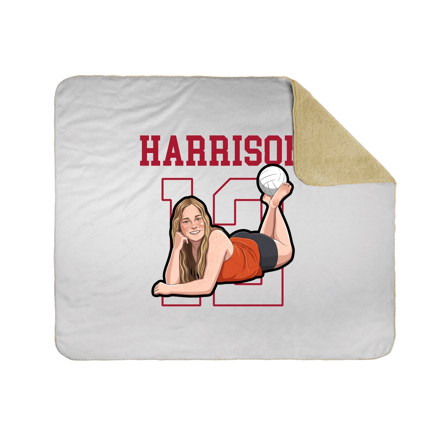 Throw Blanket — Shirsey in White