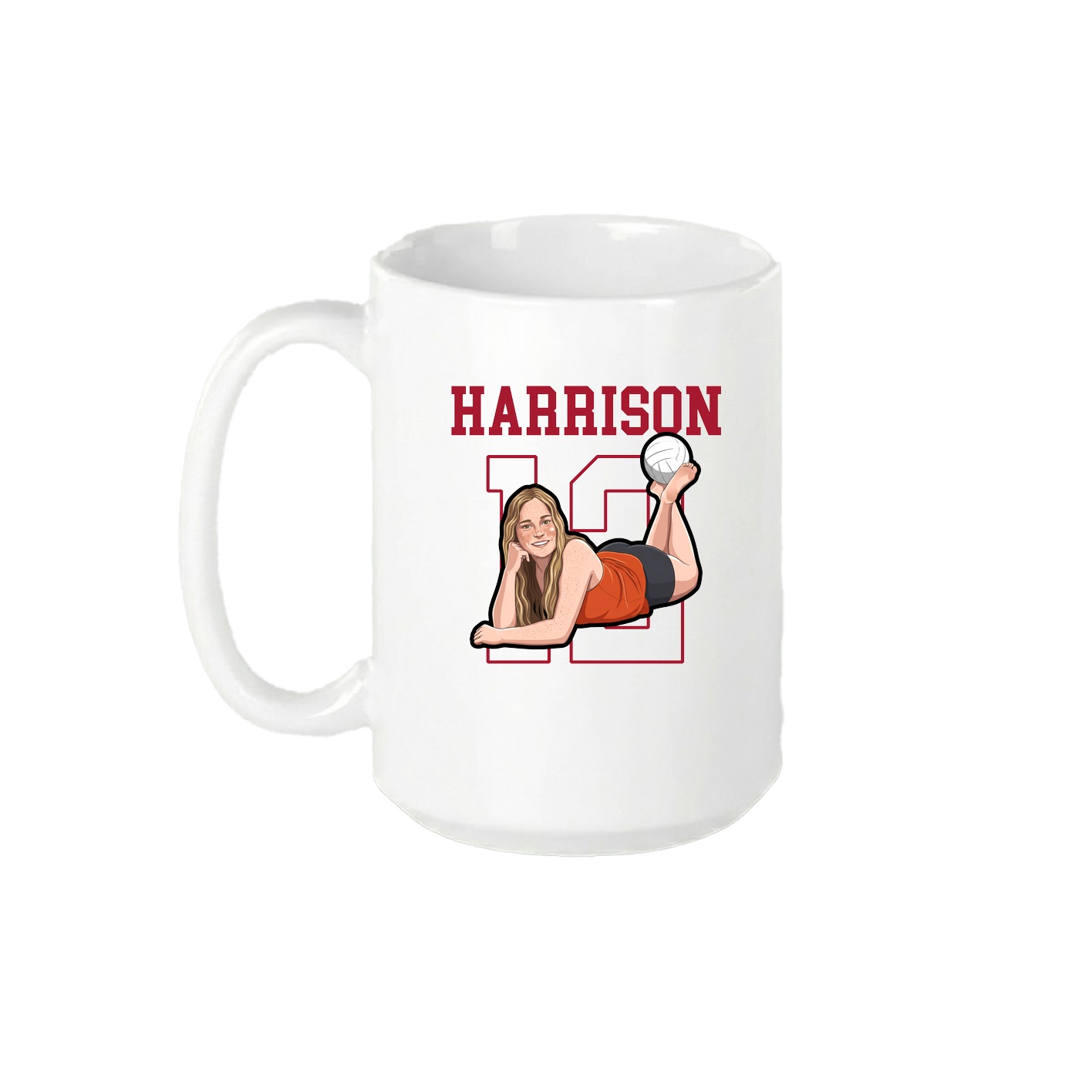 15oz Coffee Mug — Shirsey in White