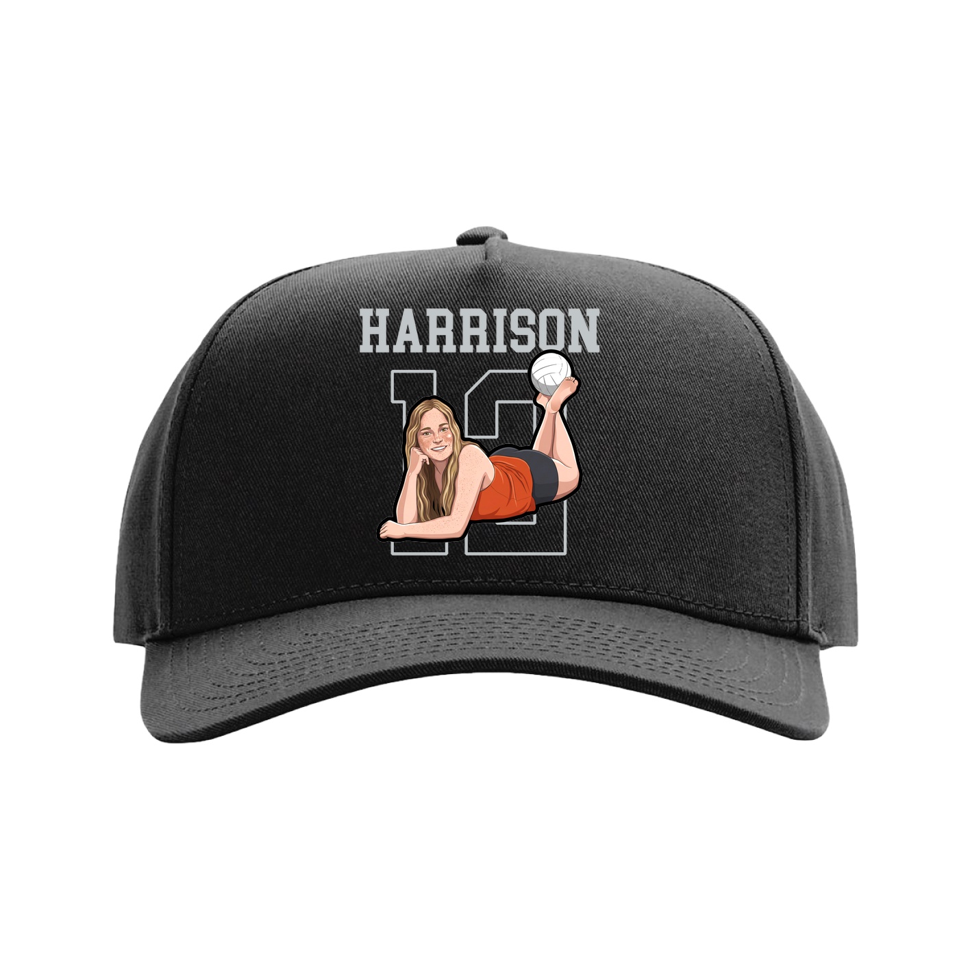 Full Fabric Five-Panel Champ Cap