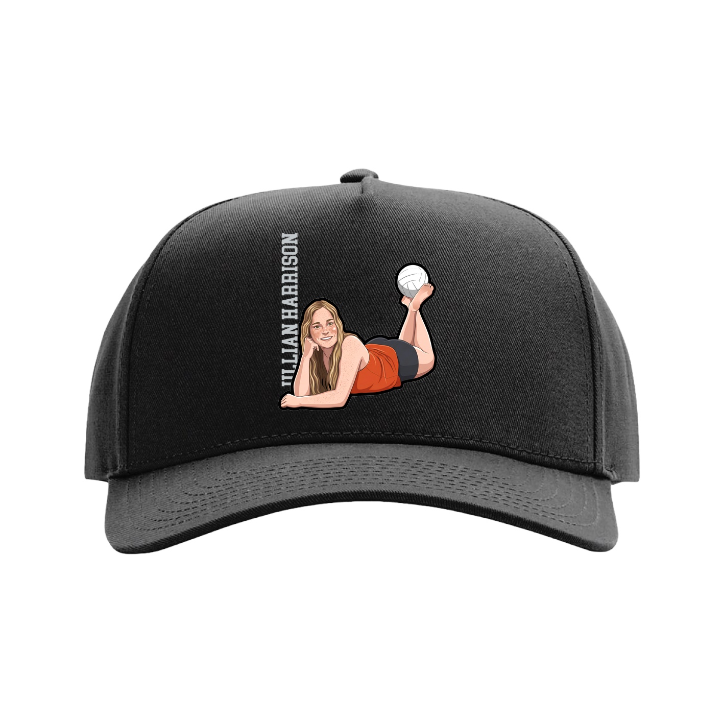 Full Fabric Five-Panel Champ Cap