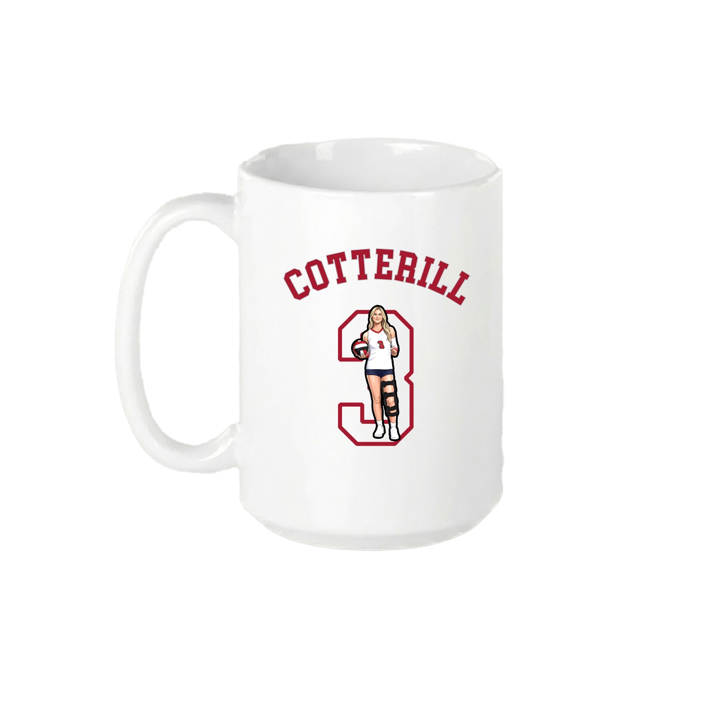 15oz Coffee Mug — Shirsey Arch in White